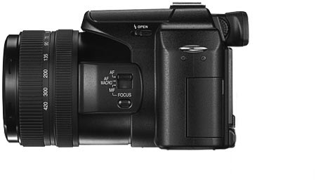 Leica V-Lux 1 Side View with LCD Rotated