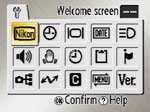 Set-Up displayed as icons