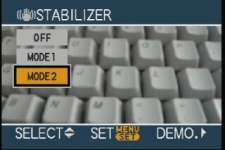 Image Stabilizer Mode1 and Mode 2