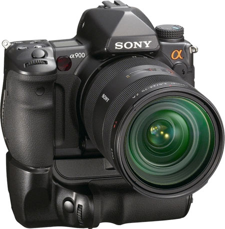 Sony alpha DSLR-A900 with optical Vertical Grip