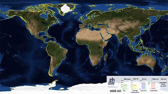 North and South Pole Ice Meltdown Visualization | Photoxels